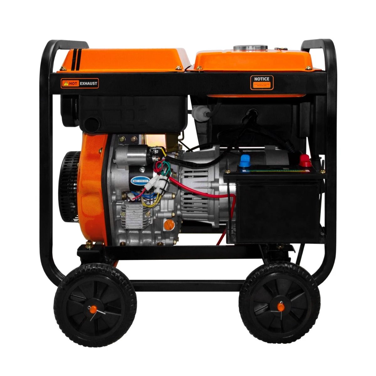 T-Mech 5kVA Portable Diesel Generator Open Frame by Monster Shop
