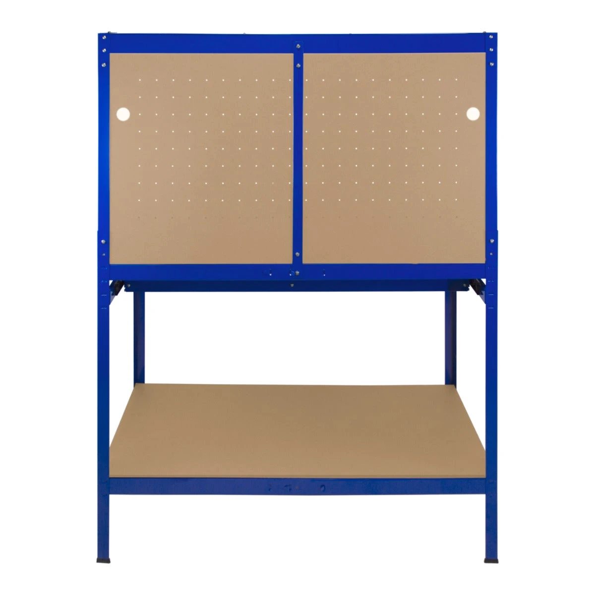 Monster Shop Workbench with Pegboard, Drawer & Light – Blue -