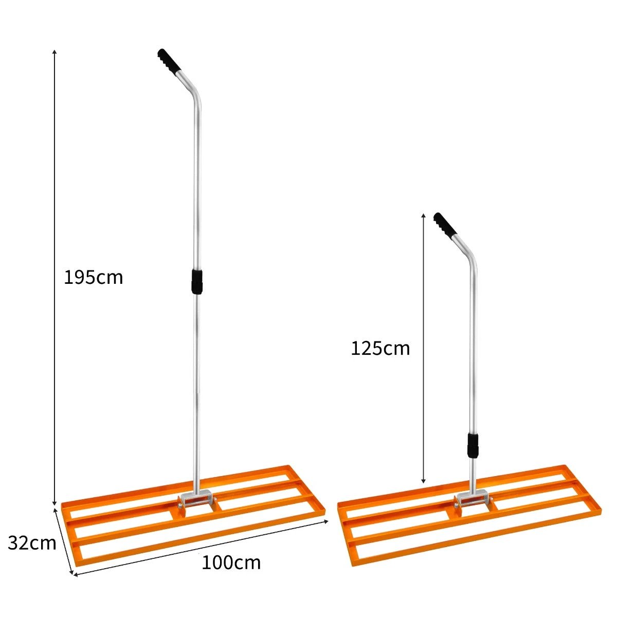 T-Mech Lawn Leveller 100cm – Orange by Monster Shop