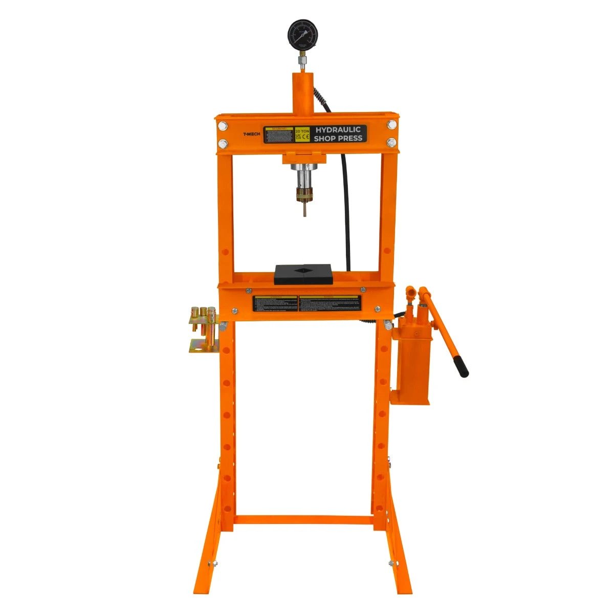 Monster Shop Hydraulic Shop Press with Gauge – 20 Tonne -