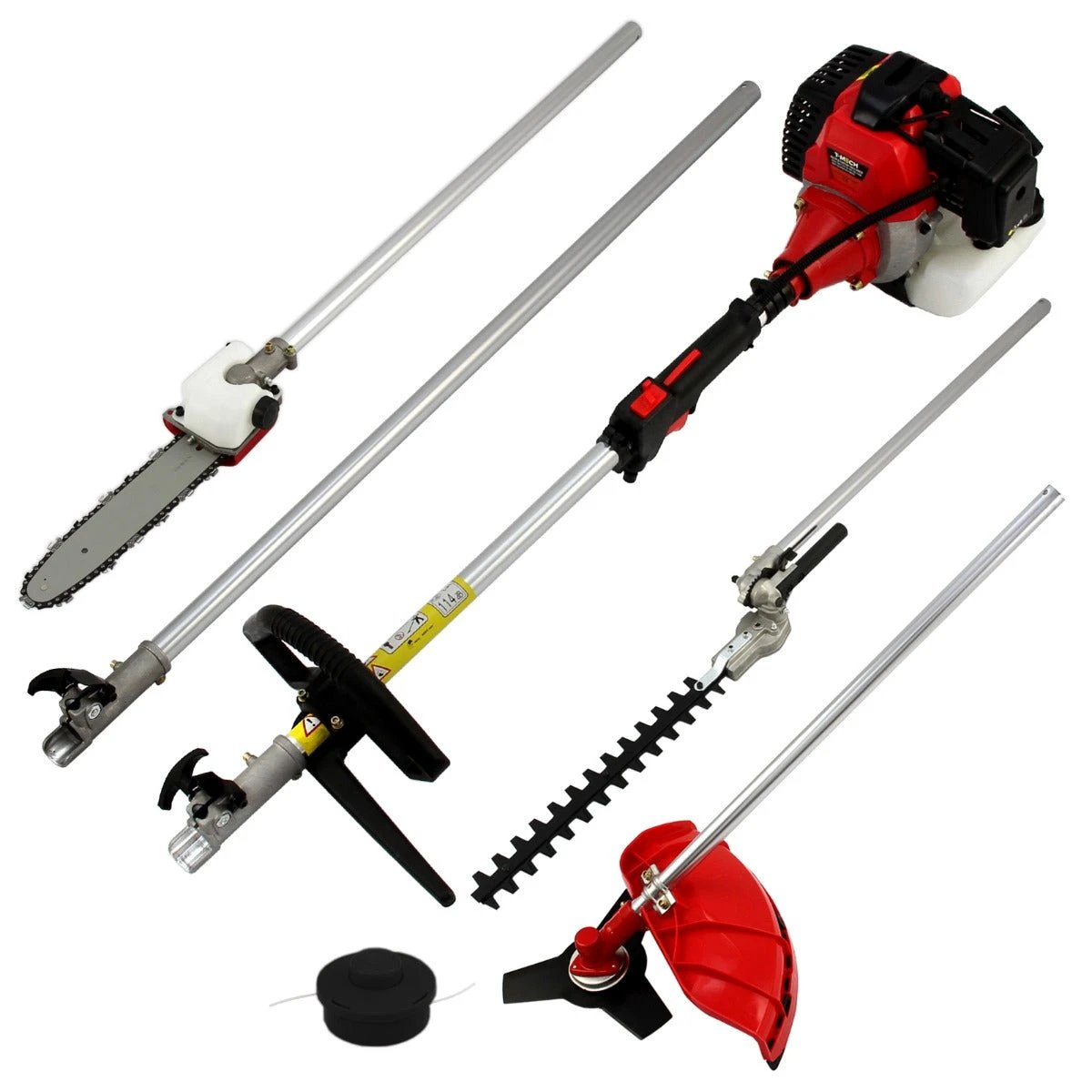 T-Mech 5 in 1 52cc Petrol Garden Cutter Multi Tool by Monster Shop