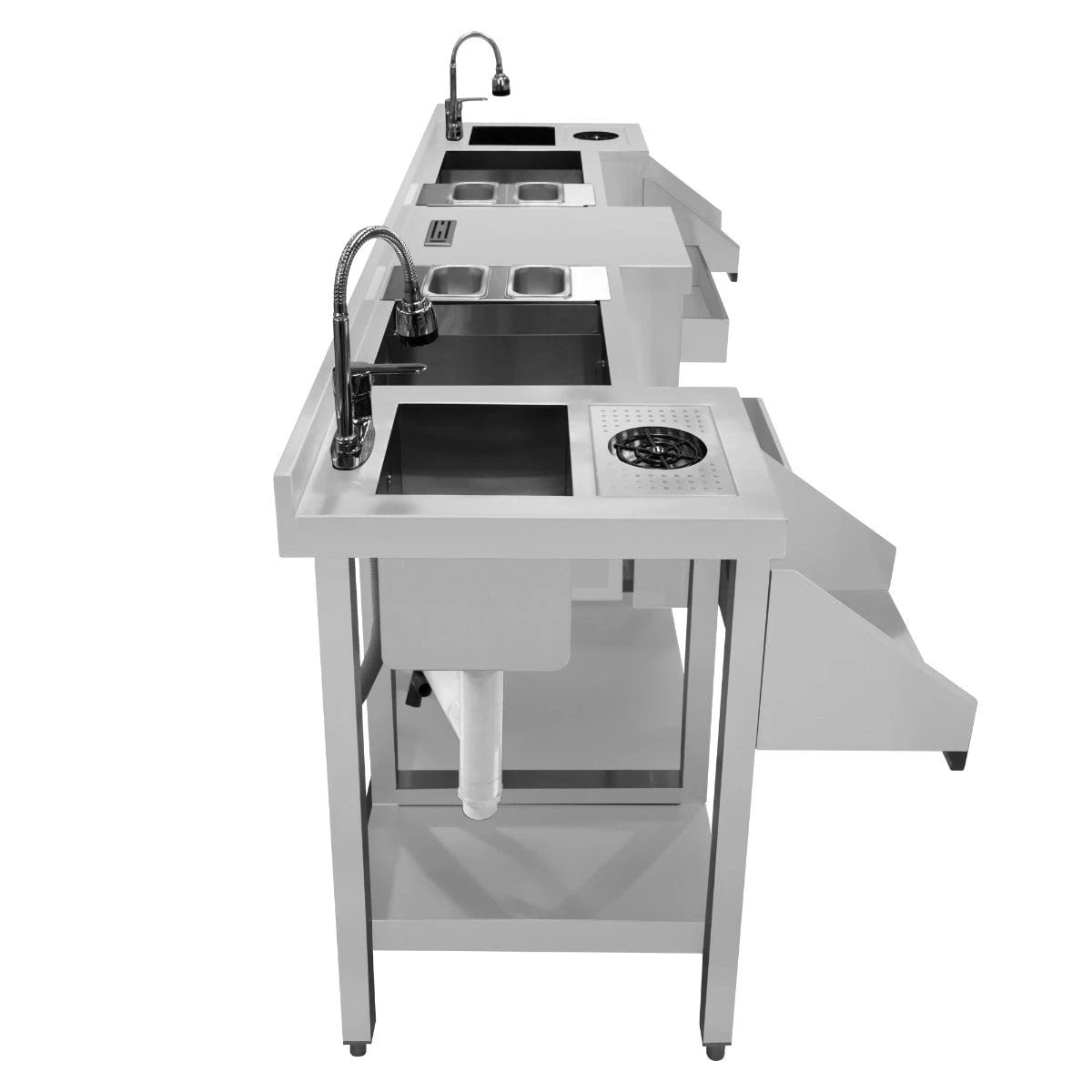 Monster Shop Compact Twin Cocktail Bar Station -