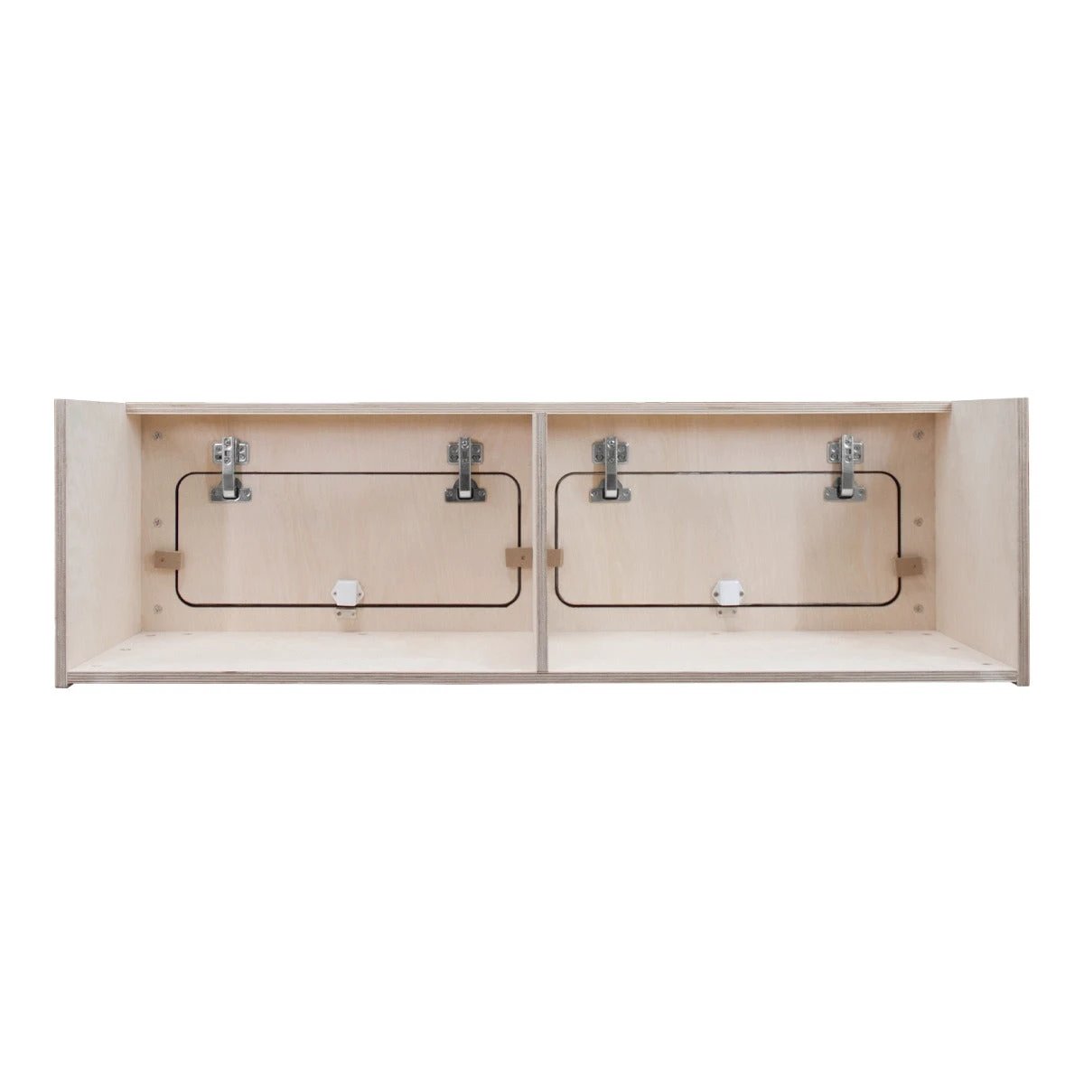 Overhead Camper Cabinet With Black Trim – 120cm x 35cm x 35cm by Monster Shop