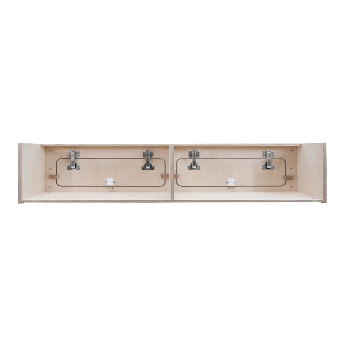 Monster Shop Overhead Camper Cabinet With Black Trim – 120cm x 25cm x 25cm -