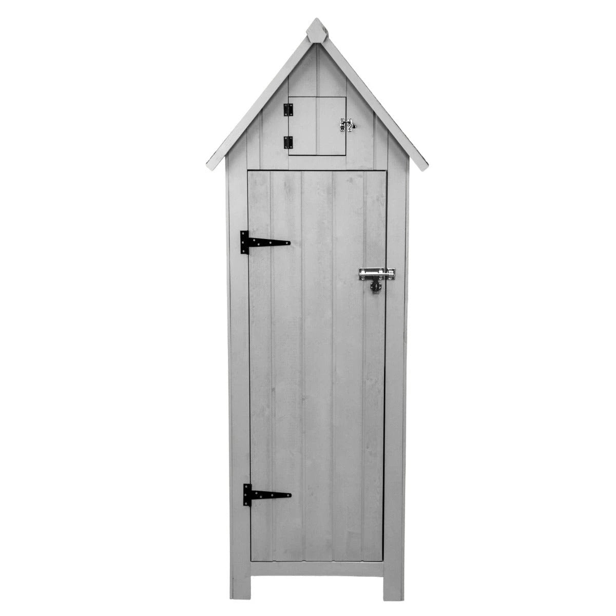 Monster Shop Wooden Garden Shed – Light Grey -