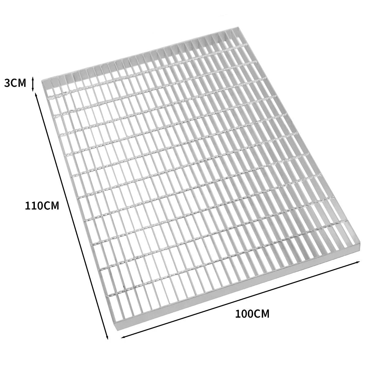 Galvanised Grating - 1100mm x 1000mm by Monster Shop