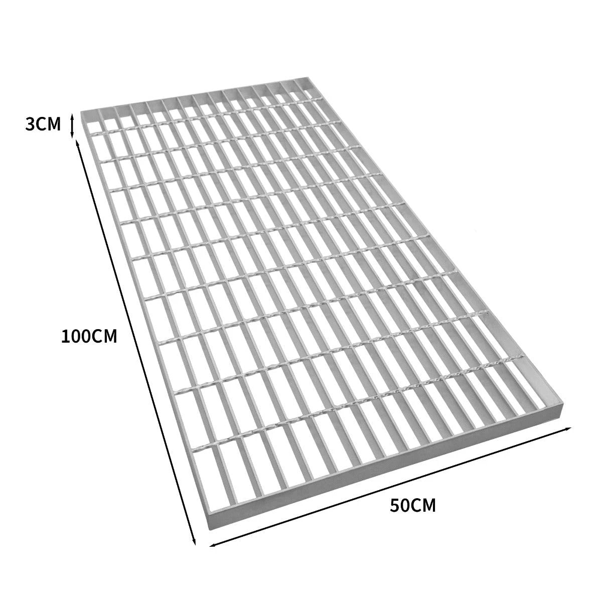 Galvanised Grating - 1000mm x 500mm by Monster Shop