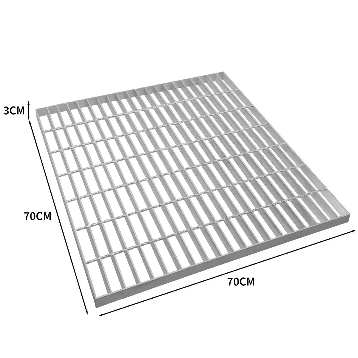 Monster Shop Galvanised Grating - 700mm x 700mm -