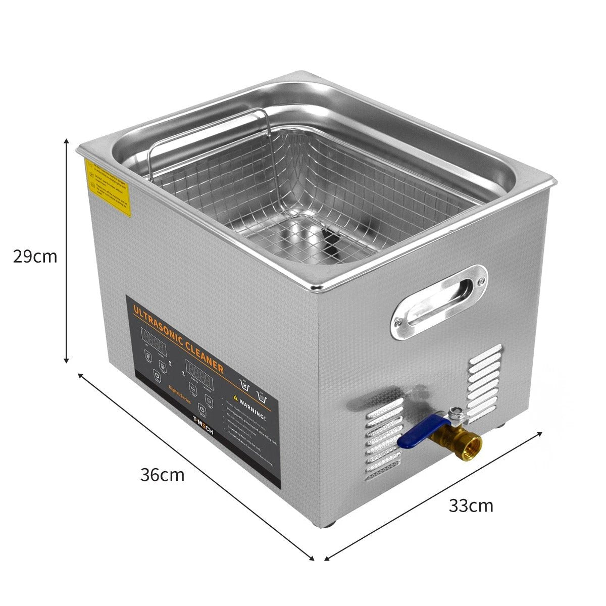 Monster Shop T-Mech Ultrasonic Cleaner – 15L -