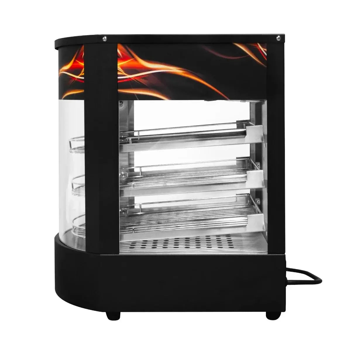 Monster Shop Commercial Food Warmer Glass Pizza Display -