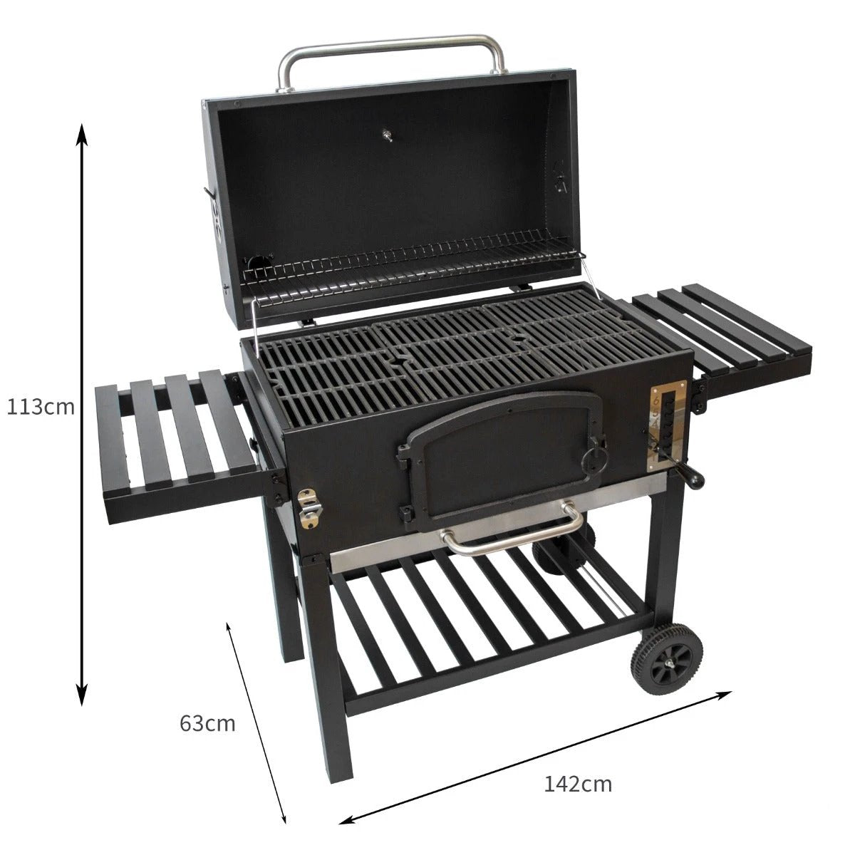 Monster Shop XXL BBQ Smoker Grill & Union Jack Bunting -