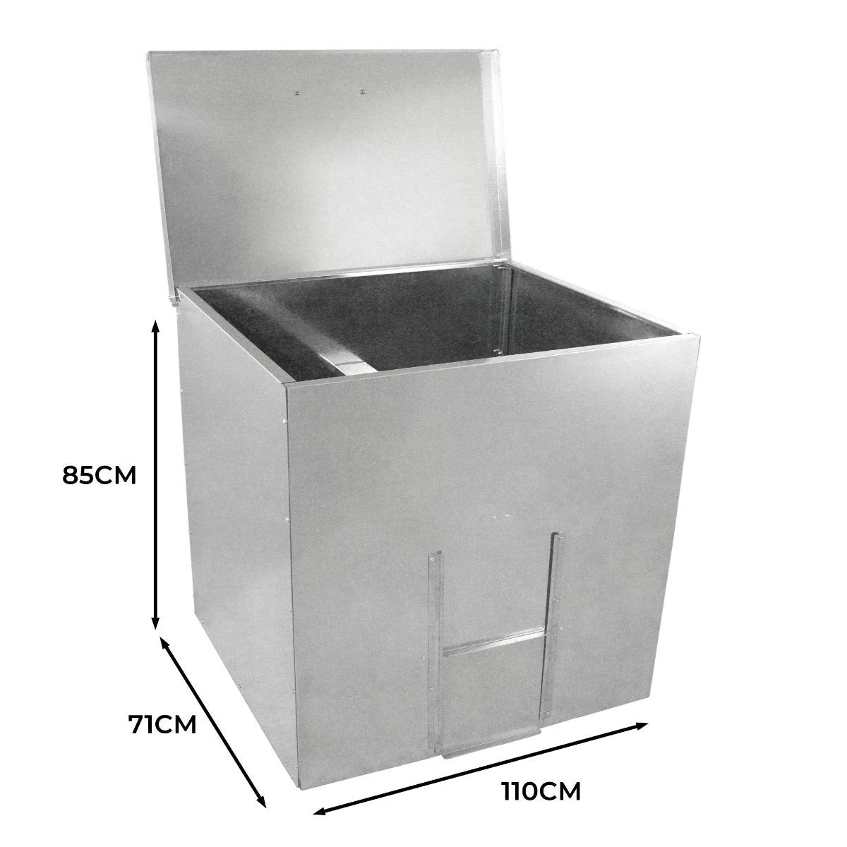 Galvanised Coal Bunker - 500kg by Monster Shop