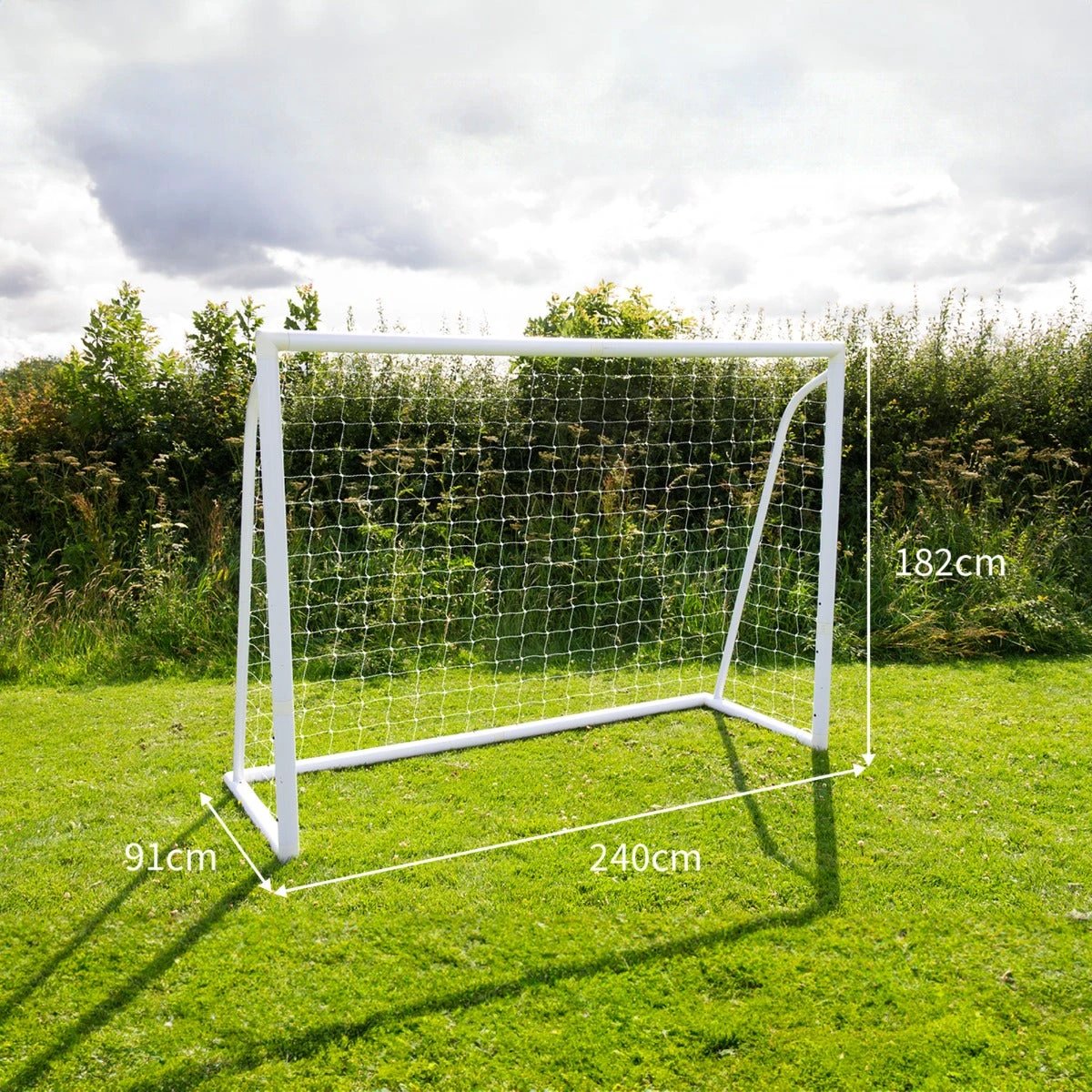 8 x 6ft Football Goal, Carry Case and Target Sheet by Monster Shop