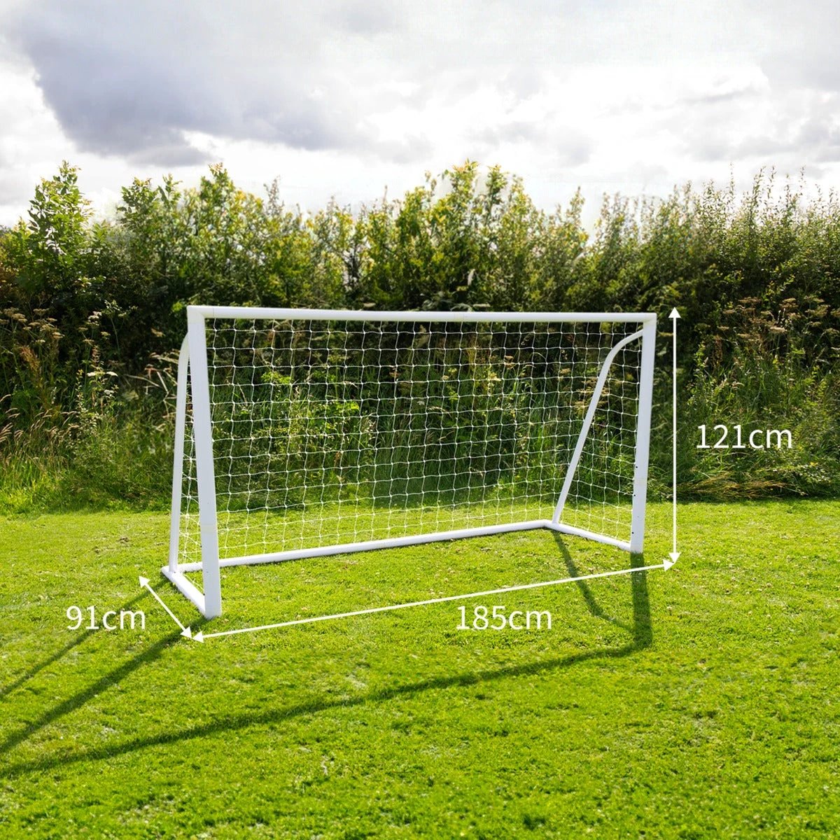 6 x 4ft Football Goal, Carry Case and Target Sheet by Monster Shop