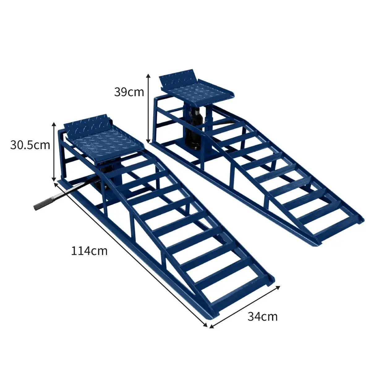 Monster Shop Hydraulic Car Ramps - 3 Tonne -
