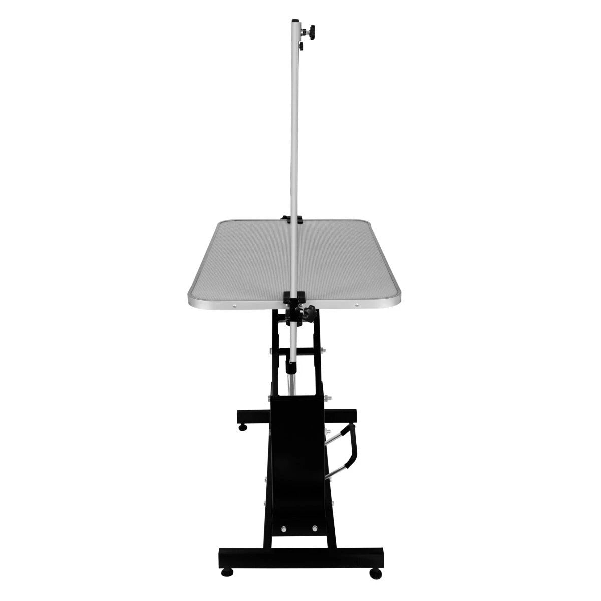 Black Hydraulic Grooming Table - Grey Table Top by Monster Shop