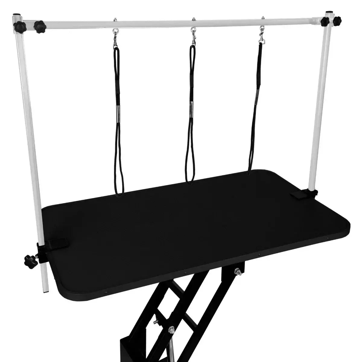 Monster Shop Black Hydraulic Grooming Table - Black Table Top -