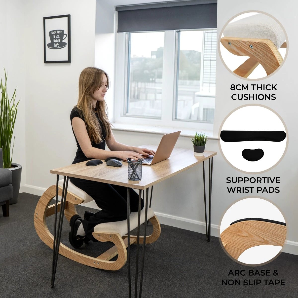 Ergonomic Kneeling Chair by Monster Shop