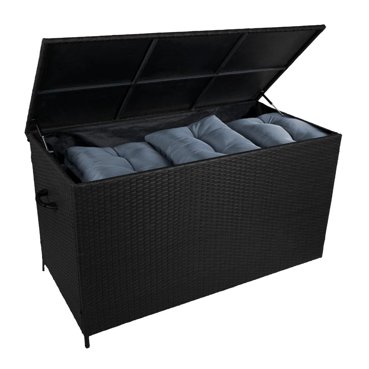 Monster Shop Rattan Storage Box 582L - Black -