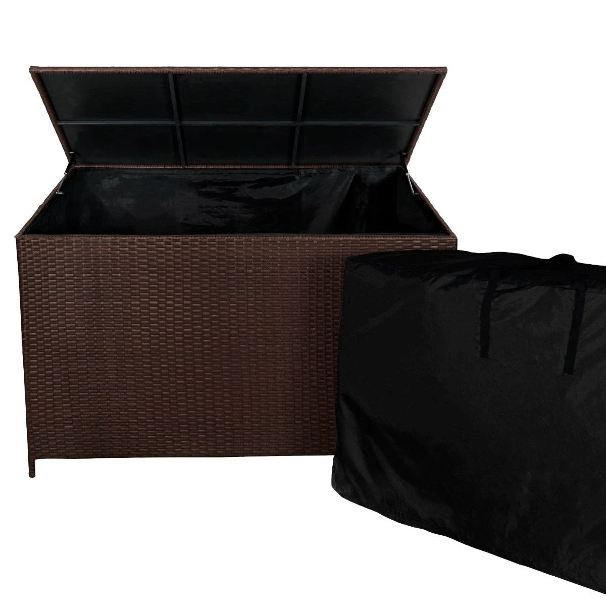 Rattan Storage Box 582L - Brown by Monster Shop