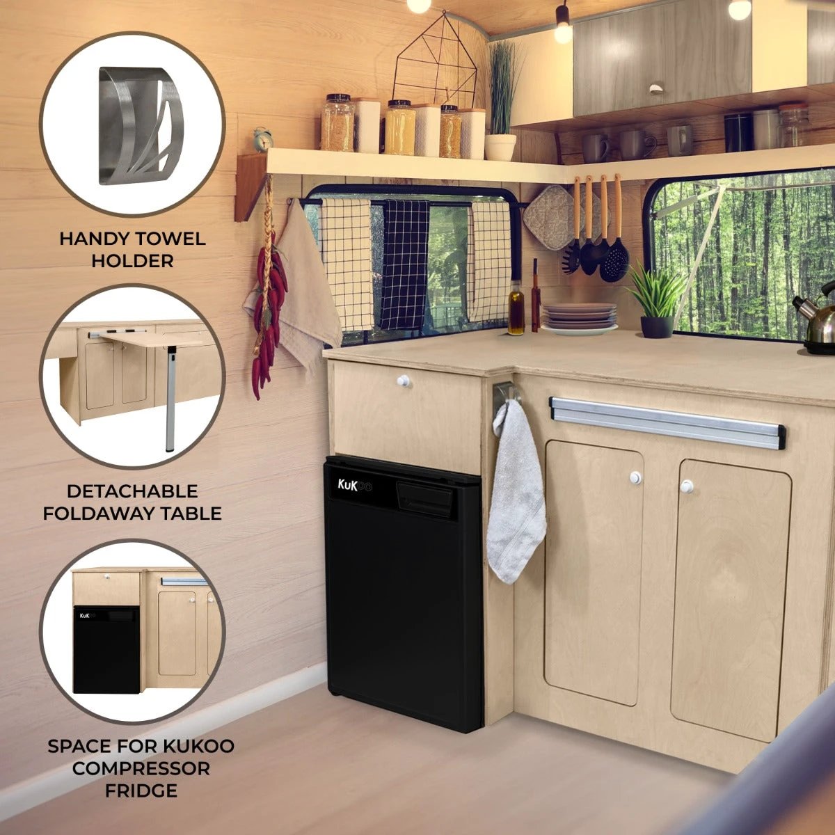 Camper Kitchen Pod - RHD by Monster Shop