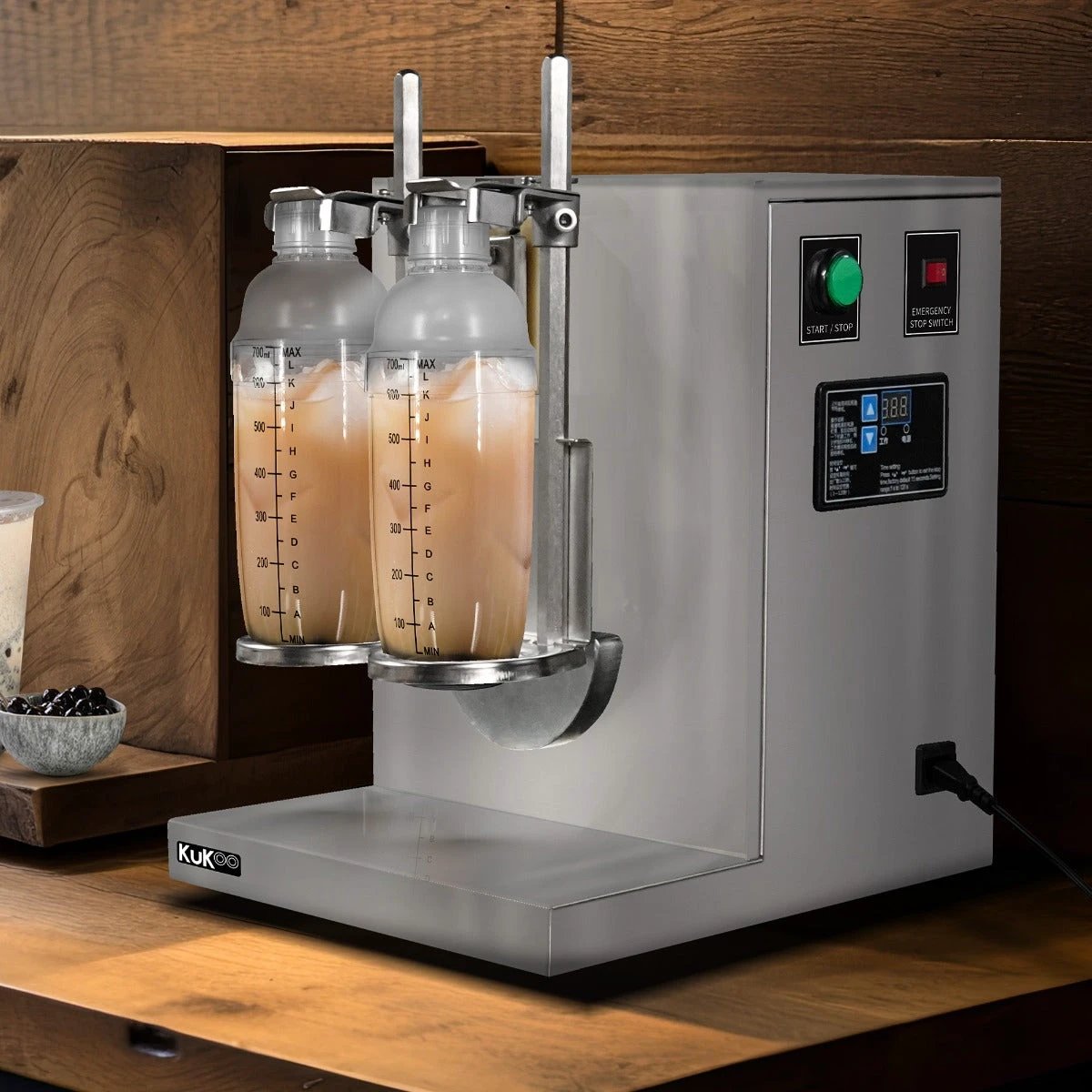 Automatic Bubble Tea Shaker & 2 Shakers by Monster Shop