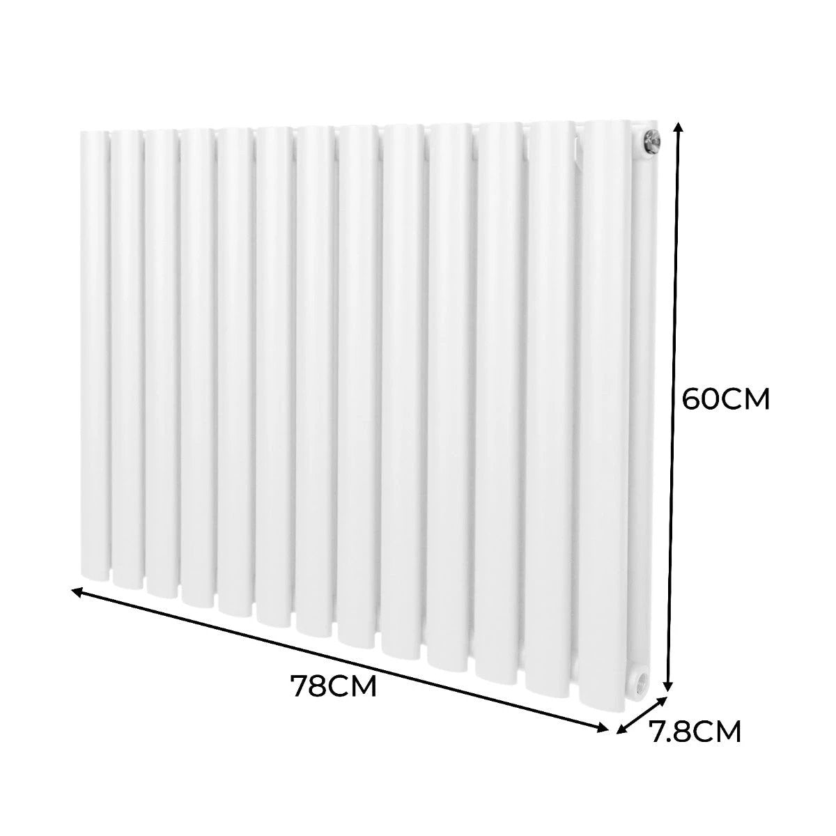 Premium Oval Radiator 600x780 Carbon Steel Home by Monster Shop