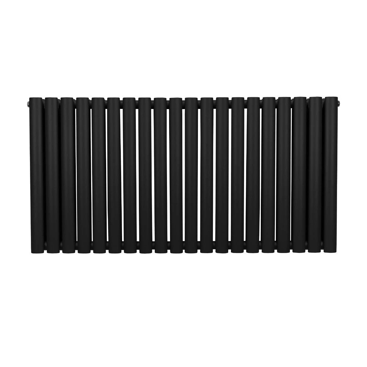 Syncx Oval Column Radiator 600x1200 Black Home by Monster Shop