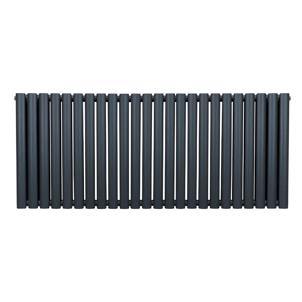 Syncx Oval Column Radiator 600mm By 1440mm Anthracite Finish Wall Mounted For Modern Homes by Monster Shop