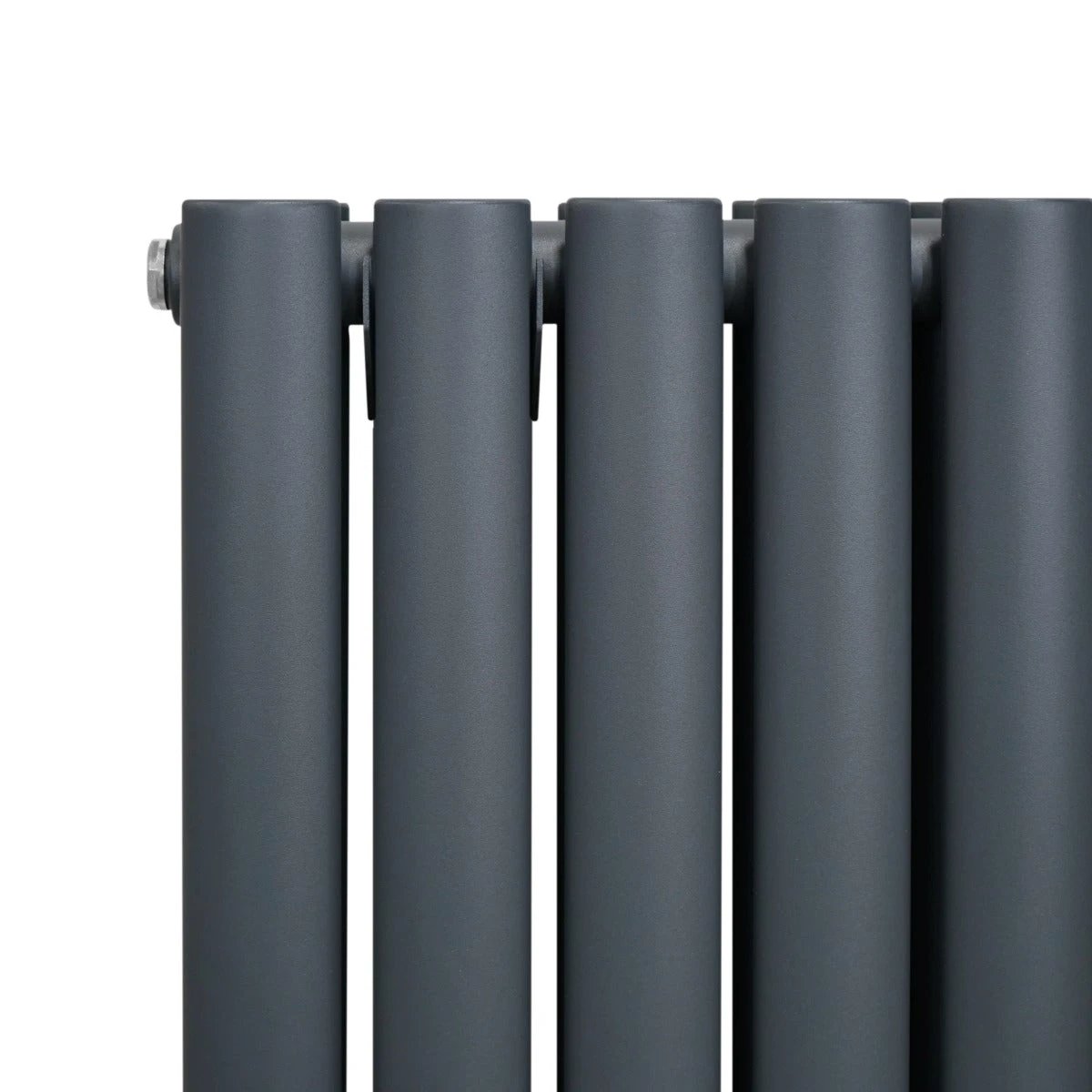 Monster Shop Premium Oval Column Radiator 1800mm x 360mm Carbon Steel 1.5mm Anthracite Home Heating - Radiator