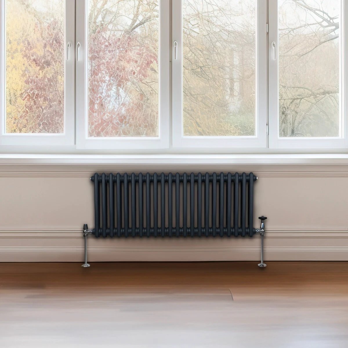 Monster Shop Top Radiator 300x1012mm Anthracite-2-Column Home - Radiator