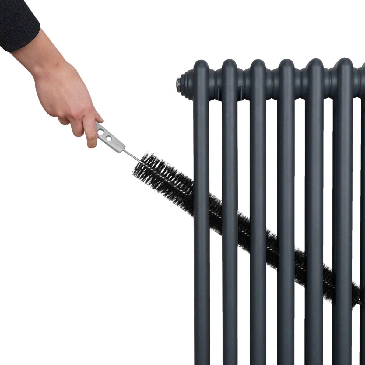 Top Radiator 300x1012mm Anthracite-2-Column Home by Monster Shop