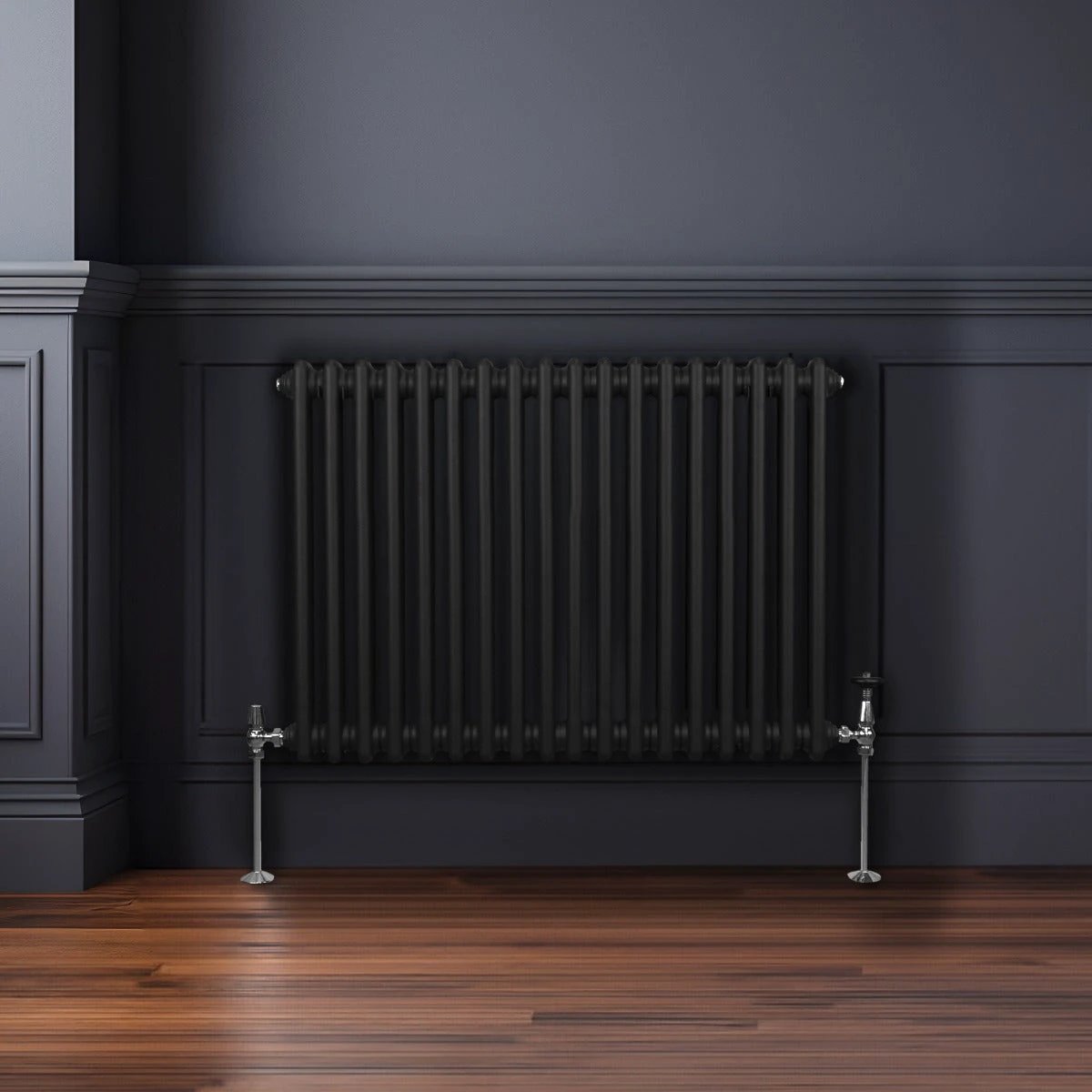 Monster Shop Premium Traditional Two Column Radiator 600x832mm Carbon Steel For Home Heating Solutions - Radiator