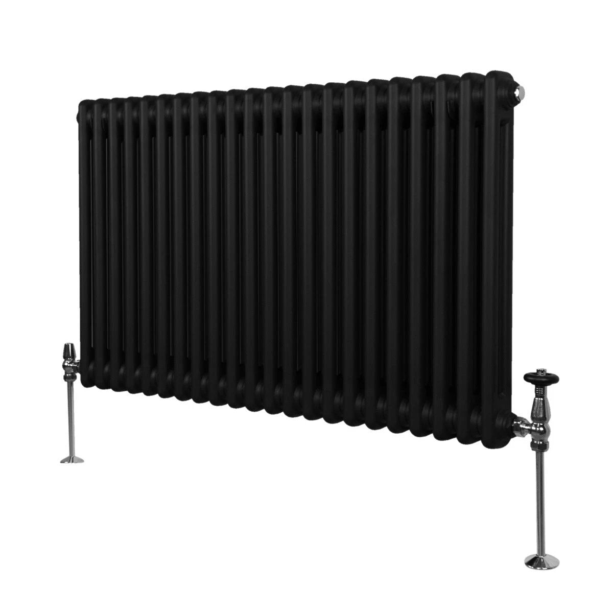 Premium 2-Column Radiator 600x1012mm Black Home by Monster Shop