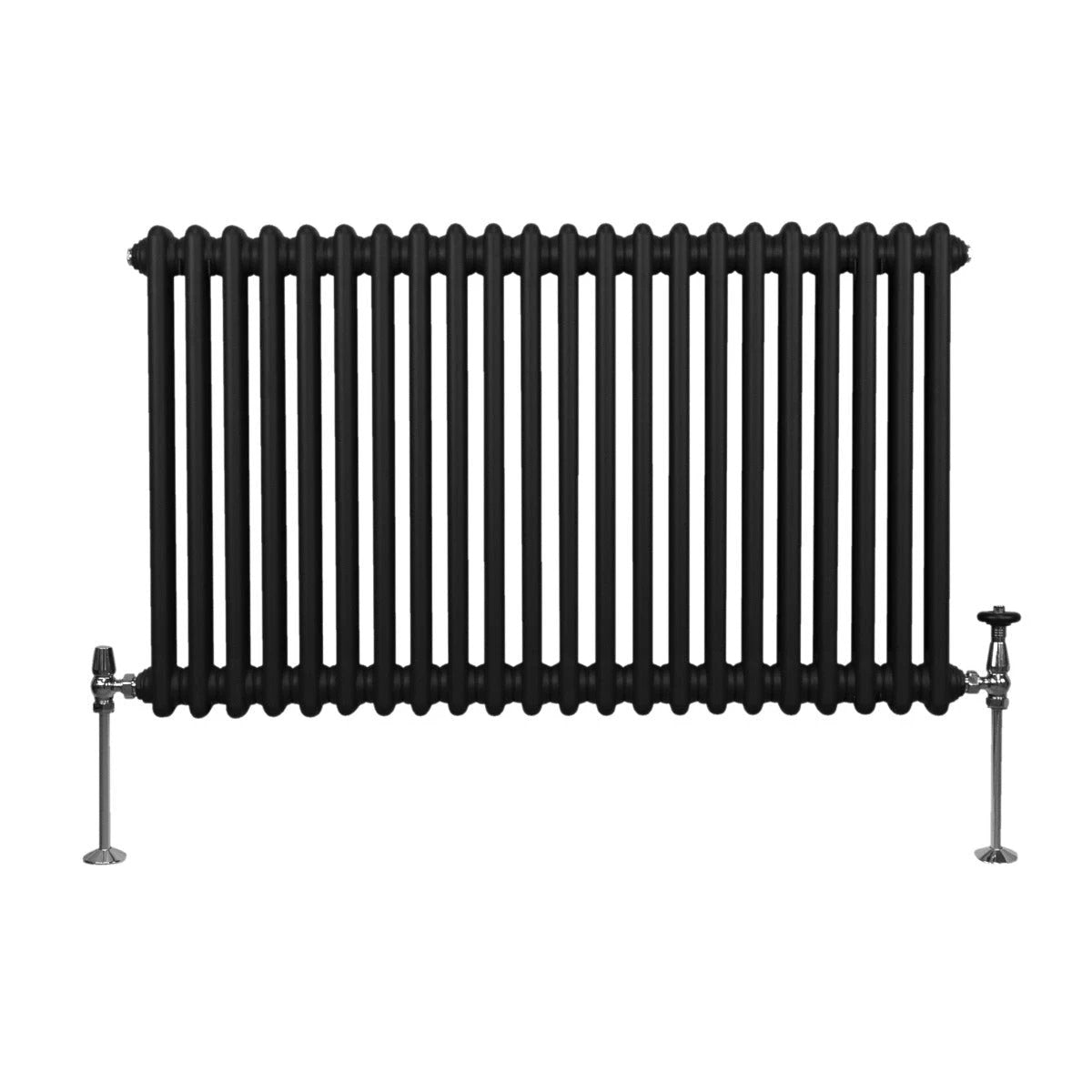 Premium 2-Column Radiator 600x1012mm Black Home by Monster Shop