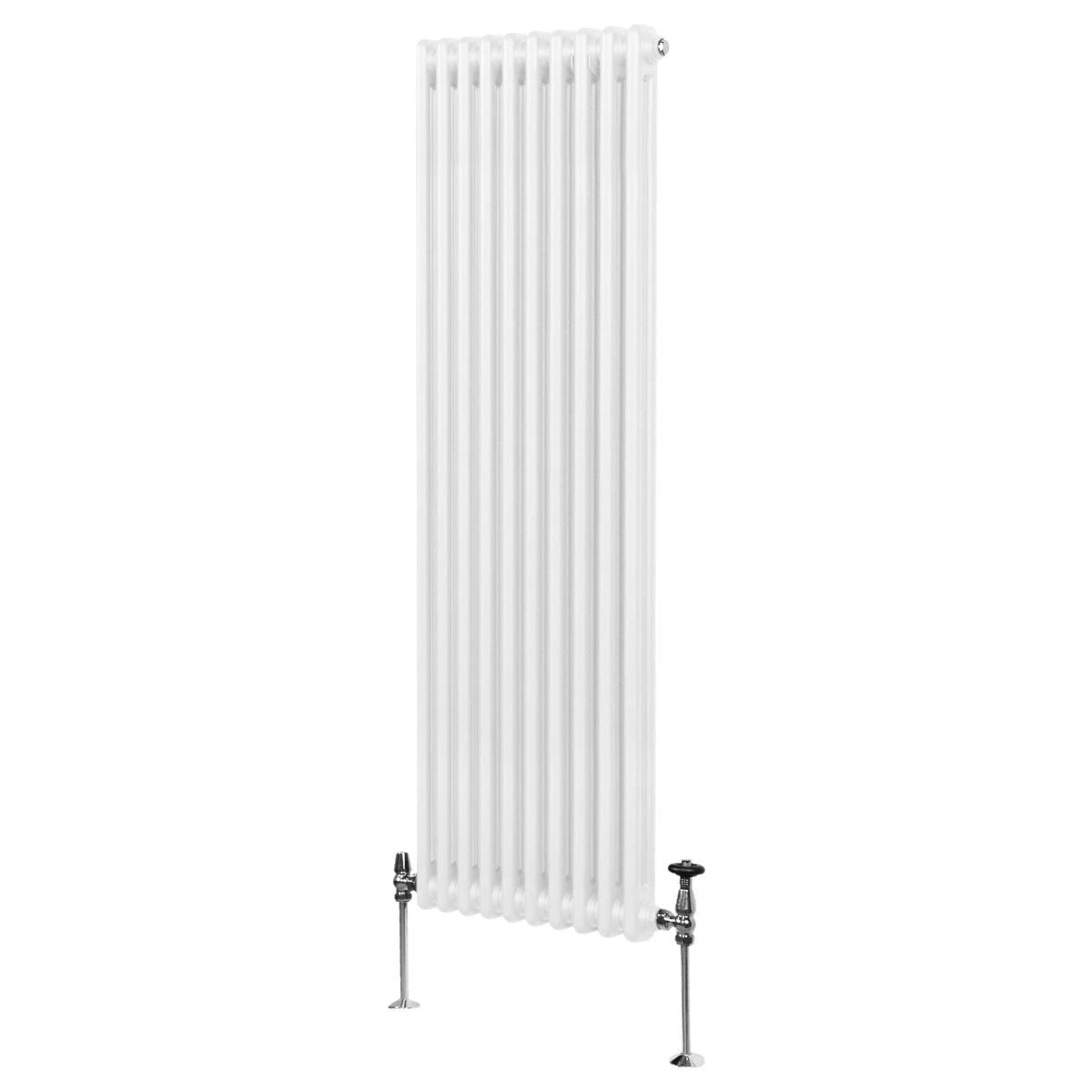 Monster Shop Premium Traditional Two Column Radiator 1800x472mm White Carbon Steel 1.5mm For Home Heating - Radiator