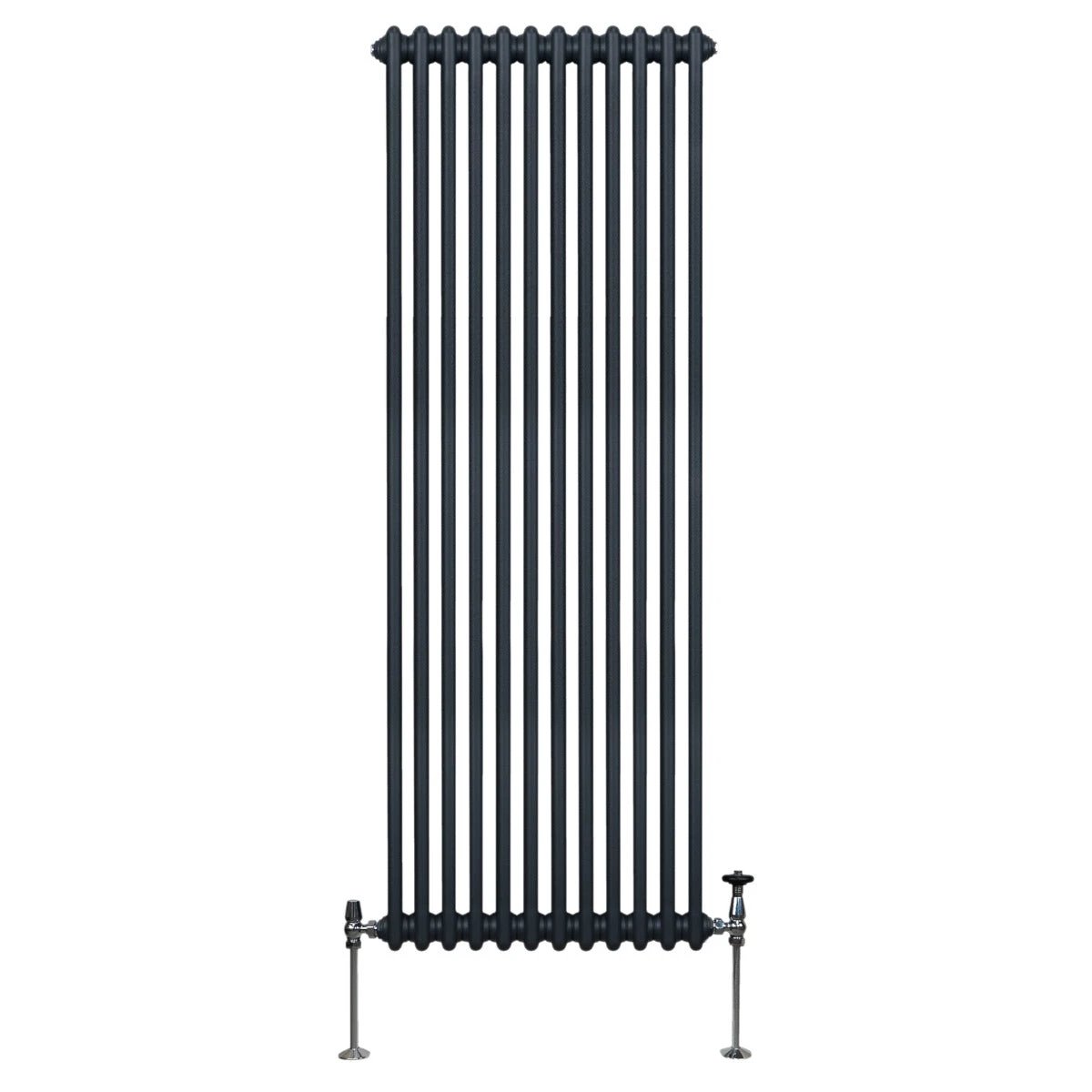 Traditional Radiator 1800x562mm Two Column Anthracite Finish For Living Rooms And Hallways by Monster Shop