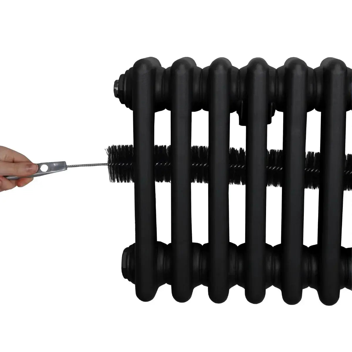 Monster Shop Traditional 3 Column Radiator - 300 x 1012mm - Black -