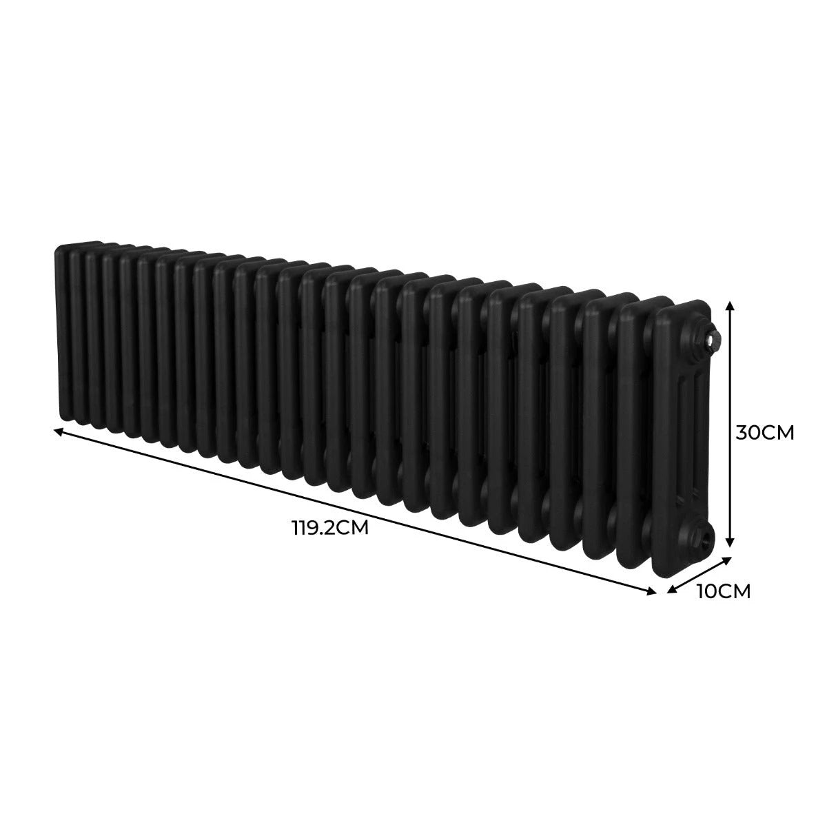 Monster Shop Classic Radiator 300x1192mm ThreeColumn Home - Radiator