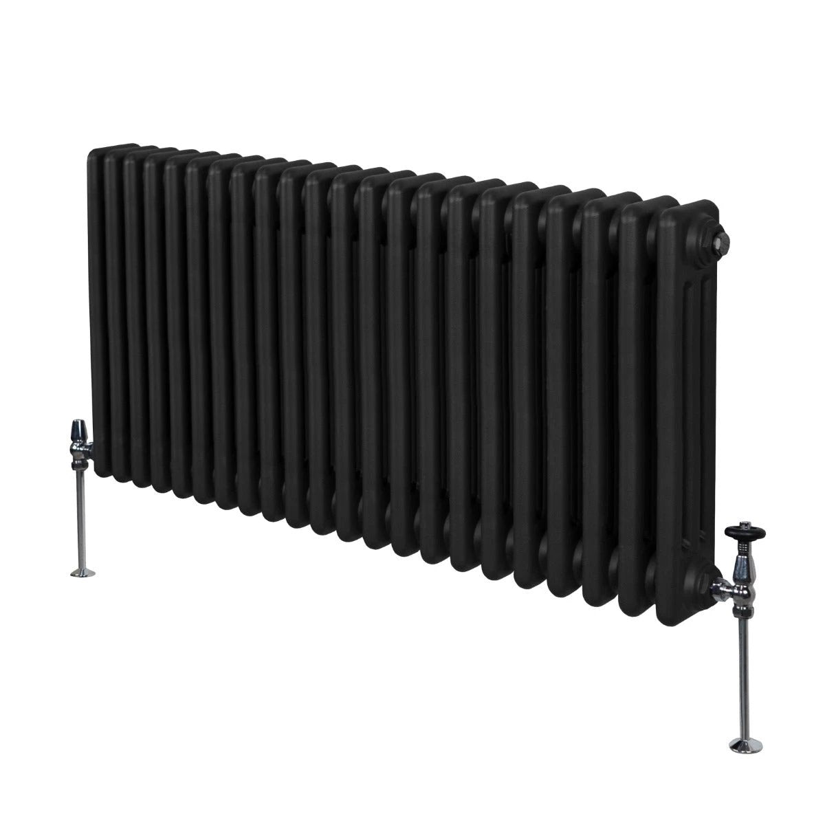 Monster Shop Classic 3 Column Radiator 600x1012mm Black Home - Radiator