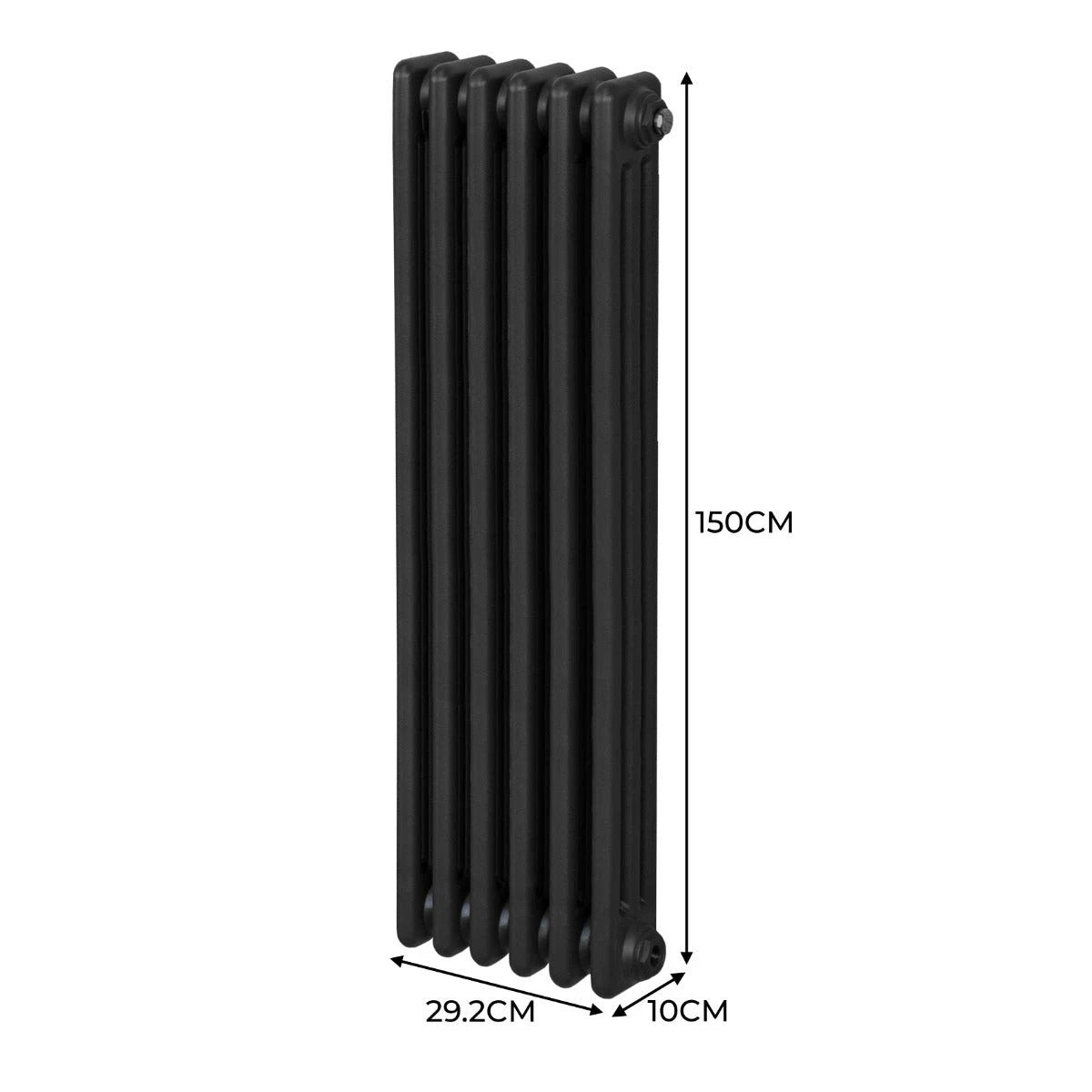 Monster Shop Premium Radiator 1500x292 Black 3-Column Home - Radiator
