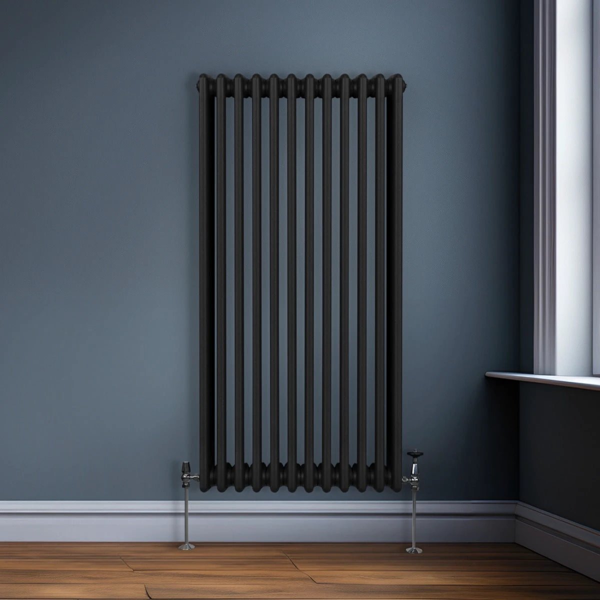 Premium Radiator 1500x562mm BlackThreeColumn Home by Monster Shop