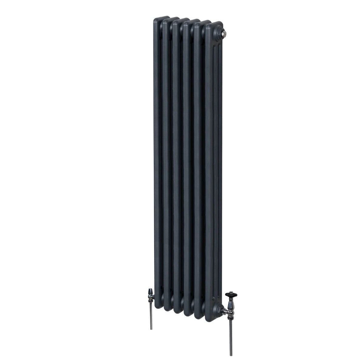 Monster Shop Premium Traditional 3 Column Radiator 1800x292mm Anthracite Finish For Home Heating - Radiator