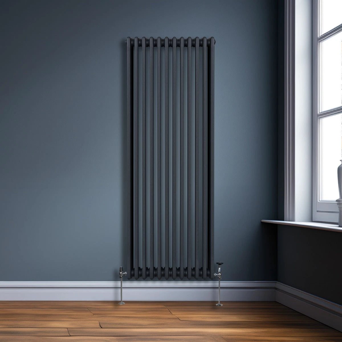 Monster Shop Traditional 3-Column Radiator 1800x562 Anthracite - Radiator