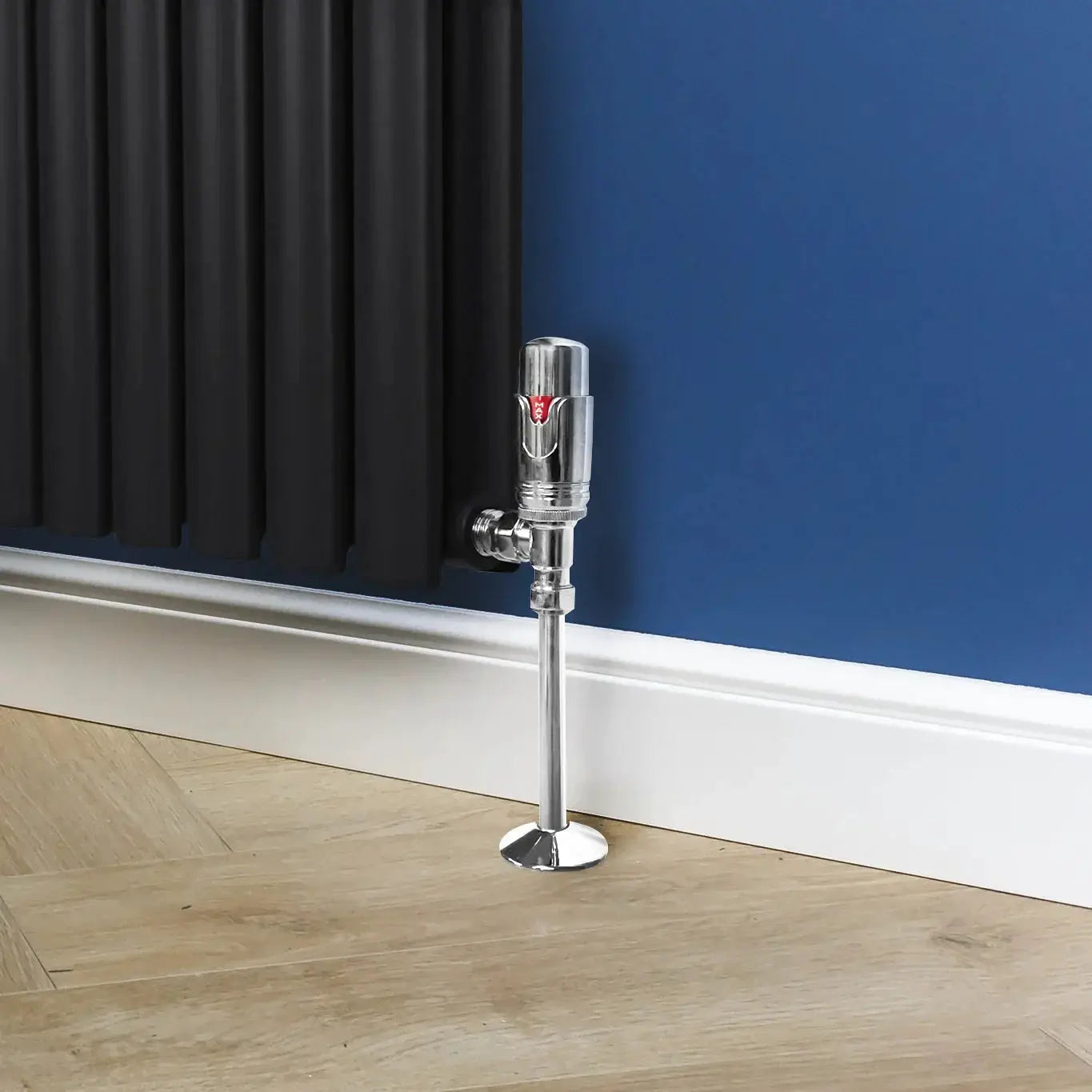 Monster Shop Chrome Thermostatic Radiator Valves -