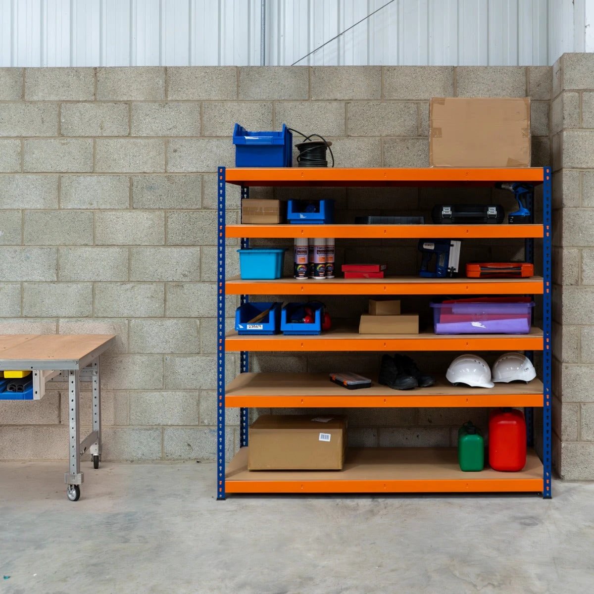 Monster Shop S-Rax 6 Shelf Racking - 180cm x 180cm x 60cm -