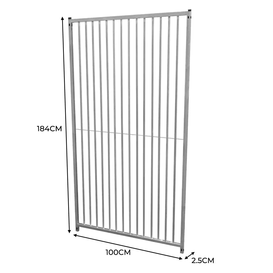 Monster Shop 1m Dog Run Panel – 5cm Bar Spacing -