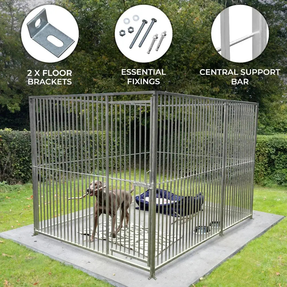 Monster Shop 1m Dog Run Panel – 5cm Bar Spacing -