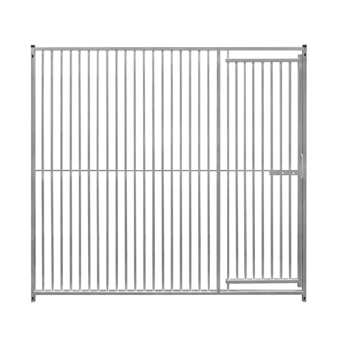 2m Dog Run Panel With Door – 5cm Bar Spacing - from Monster Shop