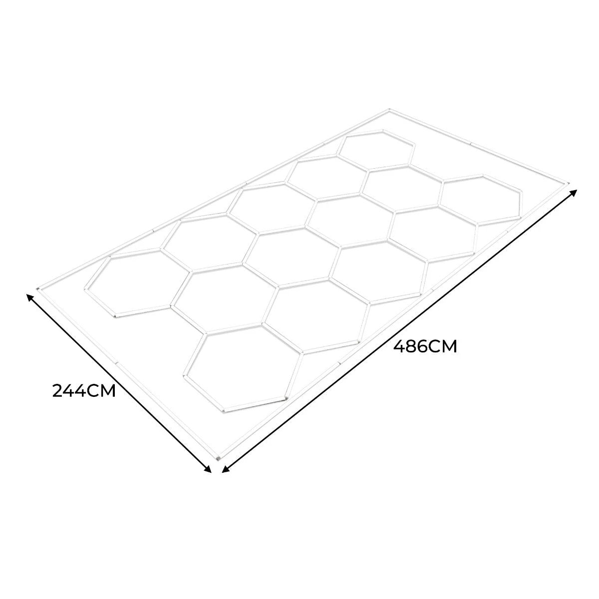 Hexagon LED Lighting x 14 by Monster Shop